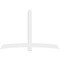Ekena Millwork Bellingham Architectural Grade PVC Gable Bracket, 96"W x 64"H x 2"D x 6"F, 16/12 Pitch GBP096X64X0206BEL00 - alternate 4